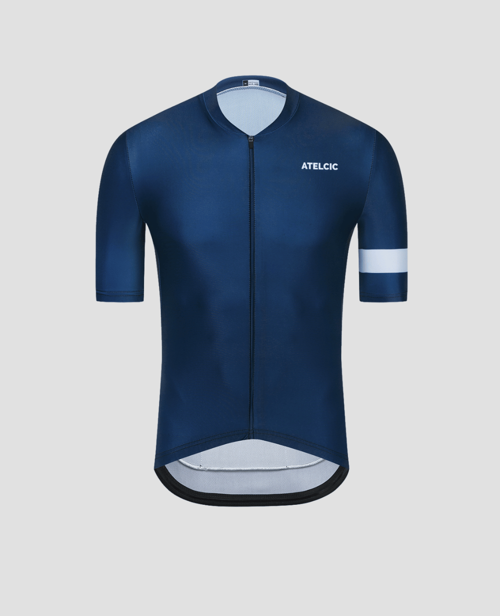 Maillot Ciclismo Hombre Azul Manga Corta Hiems Lior F43 – Atelcic